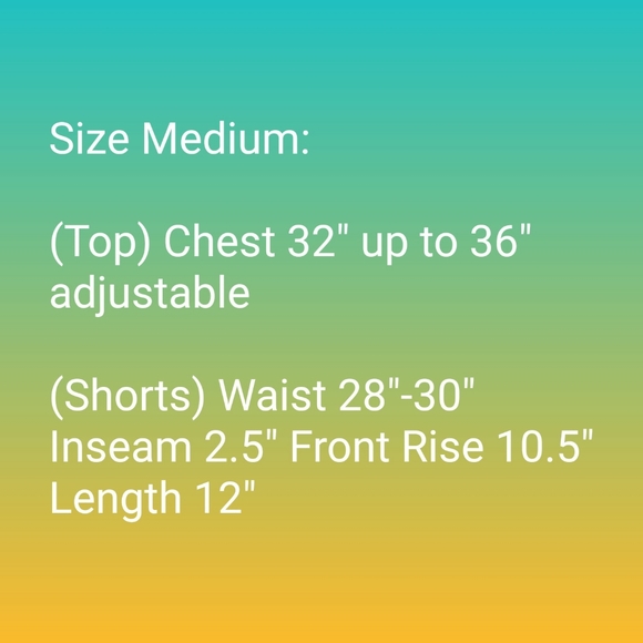 Bralette Shorts Set Bra Boutique NEW Summer Swim - Picture 6 of 11